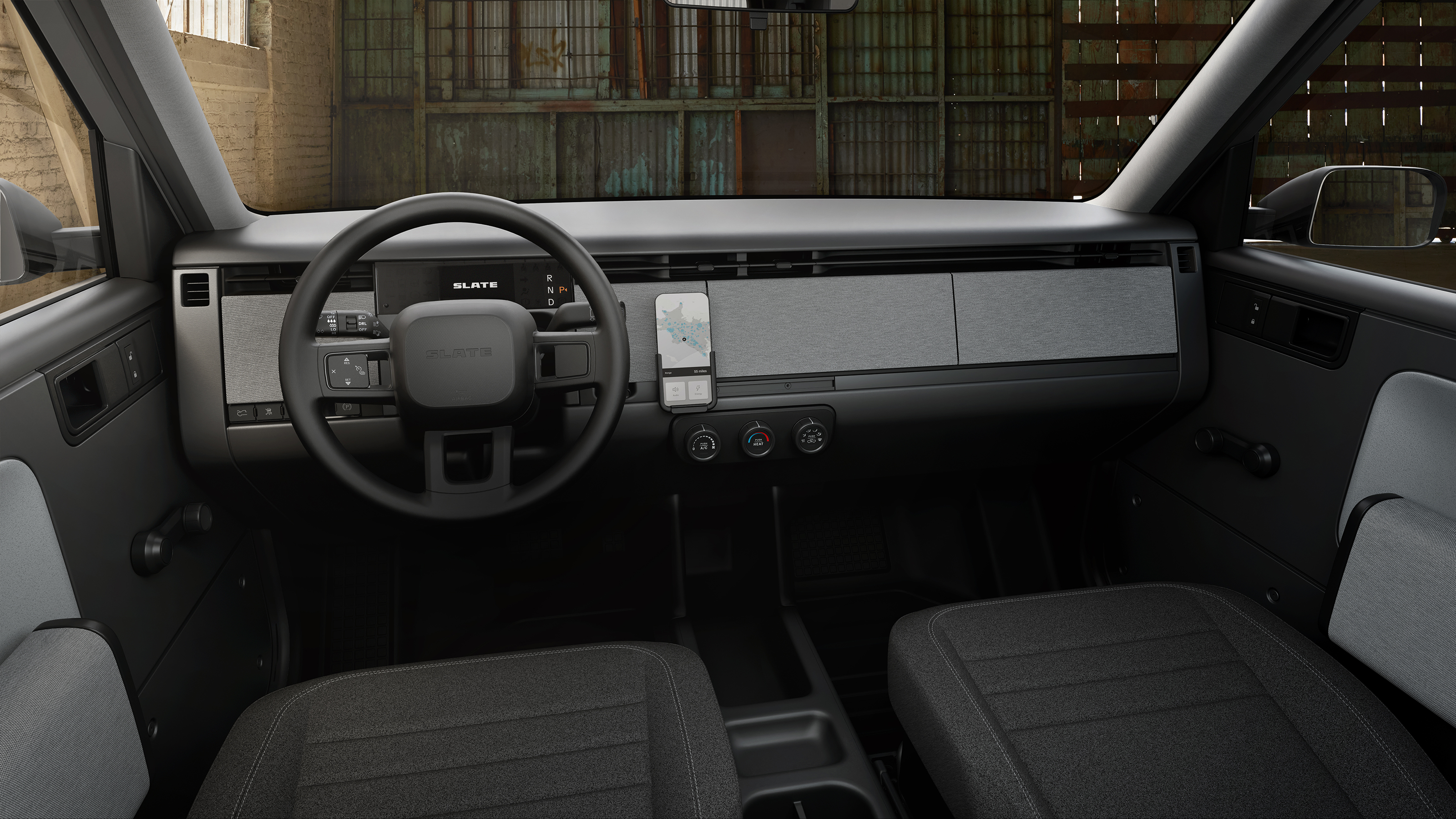 Slate Truck - interior 