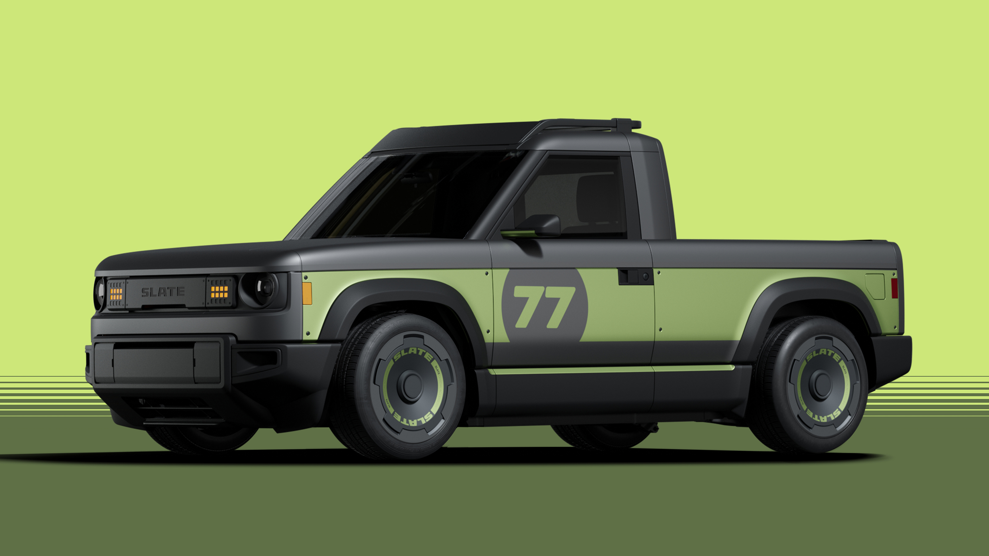 Slate Truck - front 