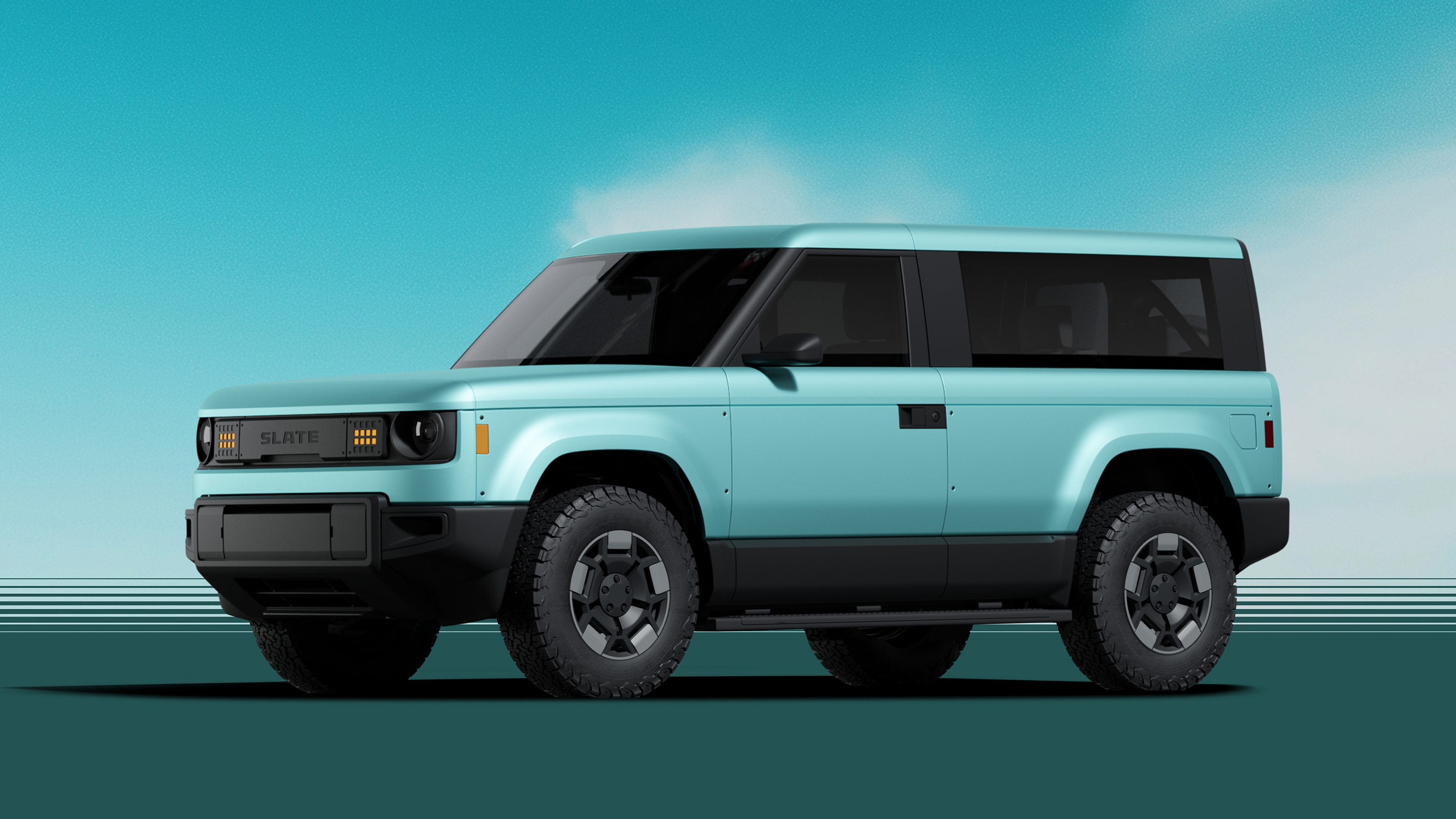 Slate SUV - front static 