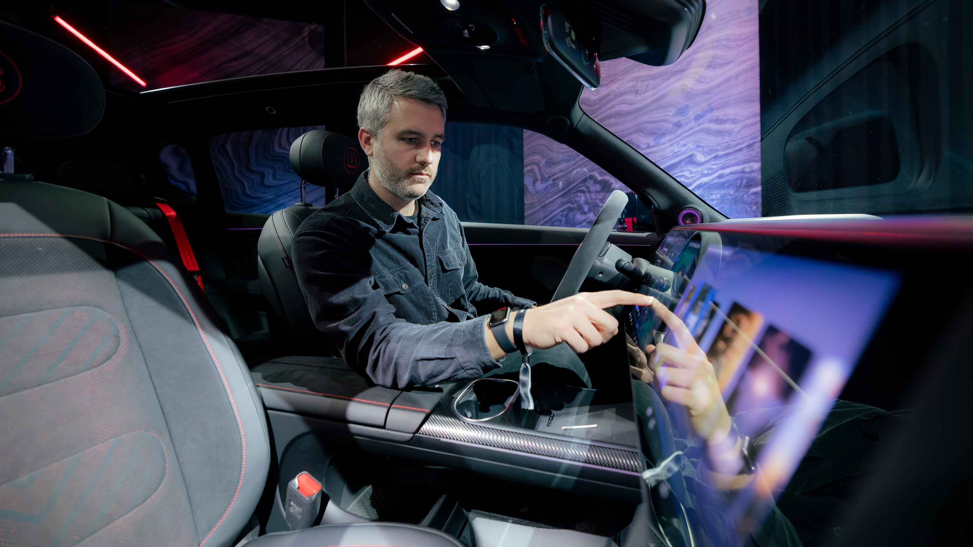 Richard Ingram in the Smart 5 Brabus
