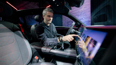 Richard Ingram in the Smart 5 Brabus