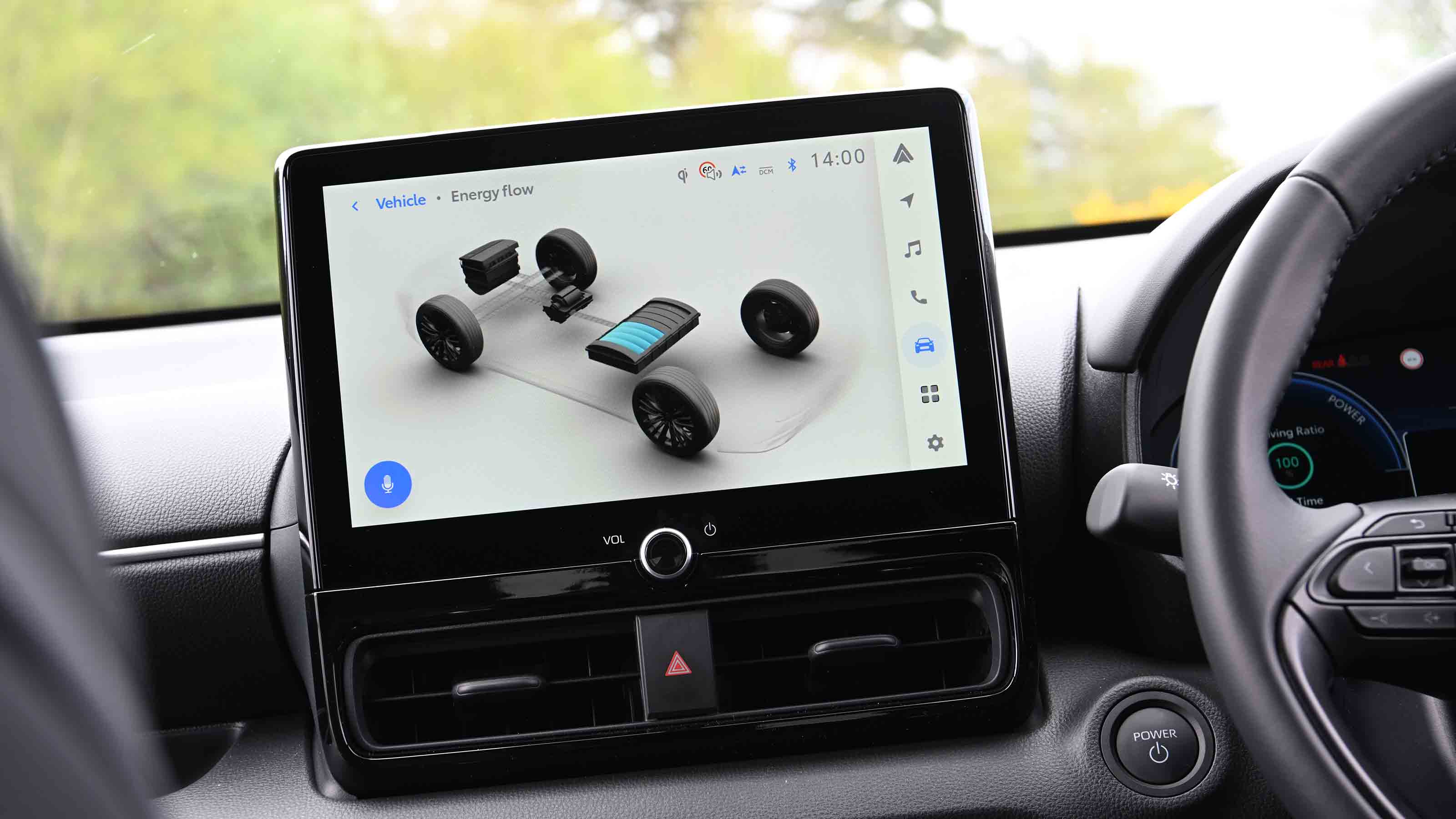 Toyota Yaris - infotainment screen