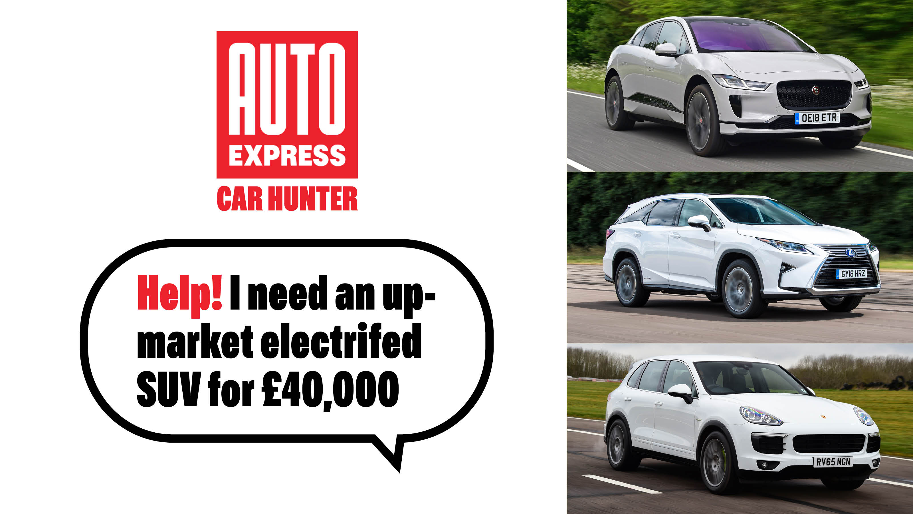 Used Car Hunter: fancy electrified SUVs for £40,000 - header