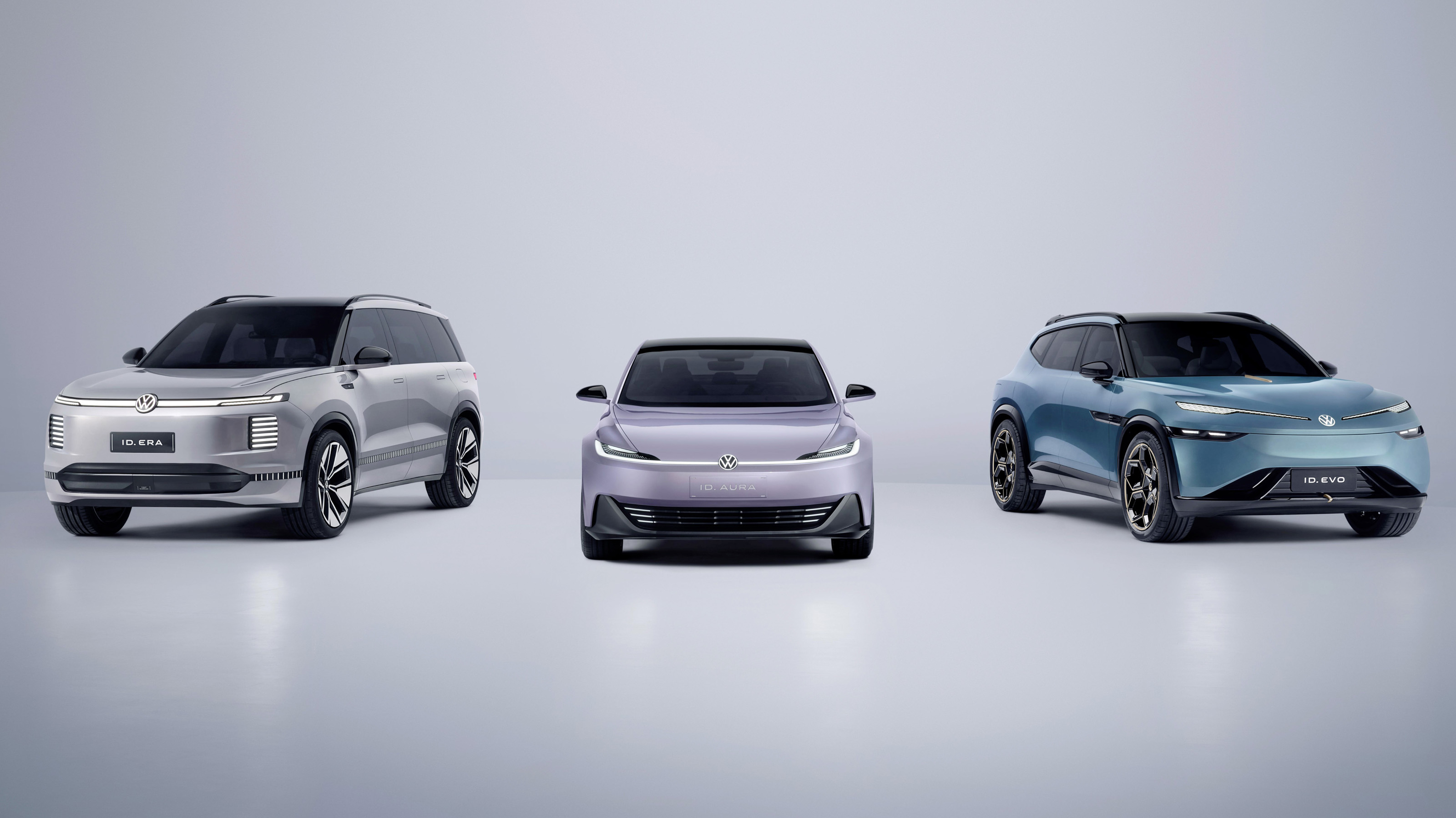 Volkswagen ID.Aura, Evo and Era unveiled at the Auto Shanghai motor show
