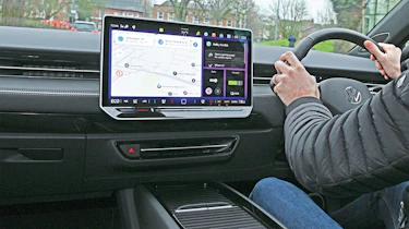Volkswagen ID.7 Tourer long-term test - screen while driving