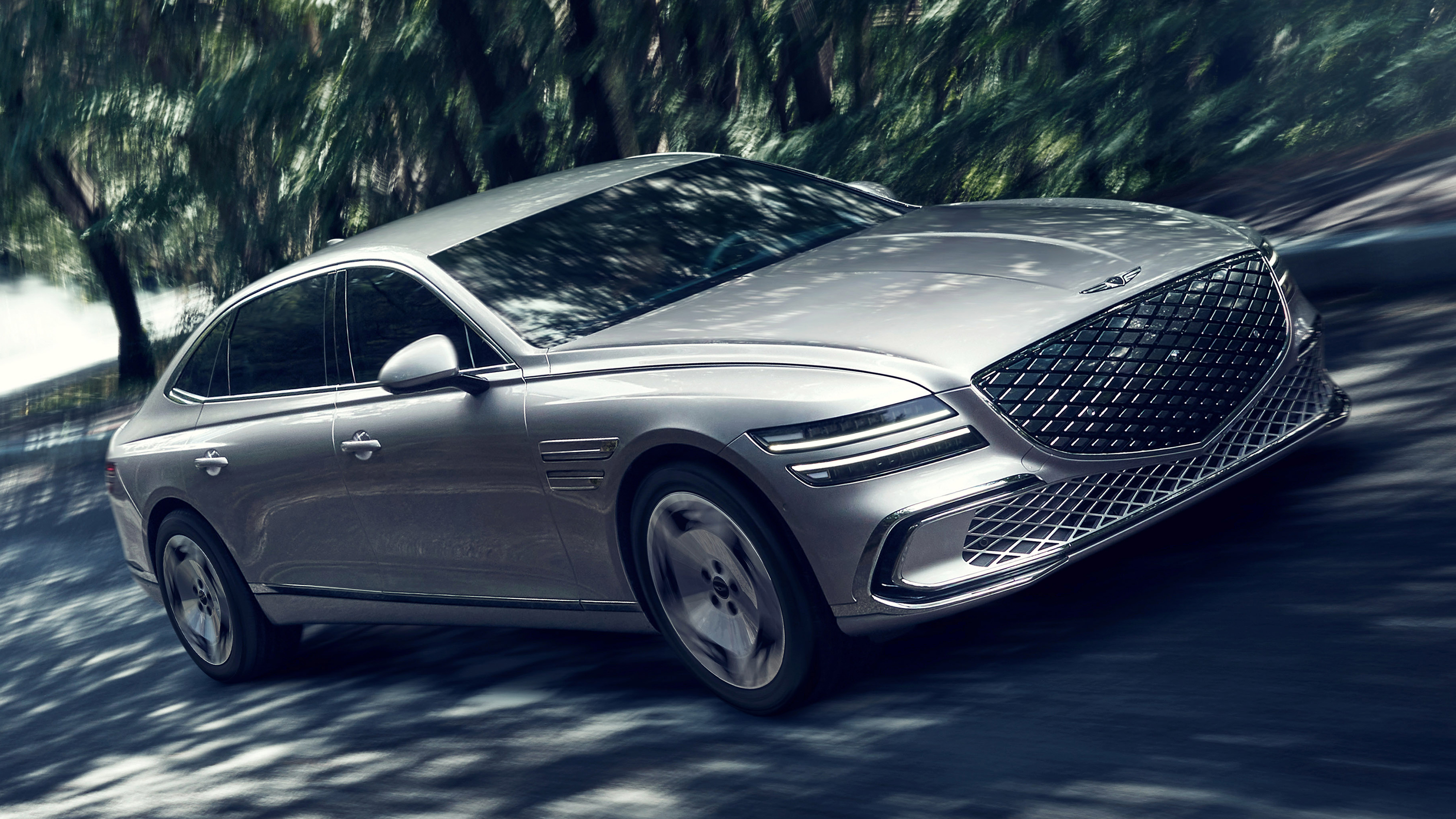 2025 Genesis Electrified G80 - dynamic front angled