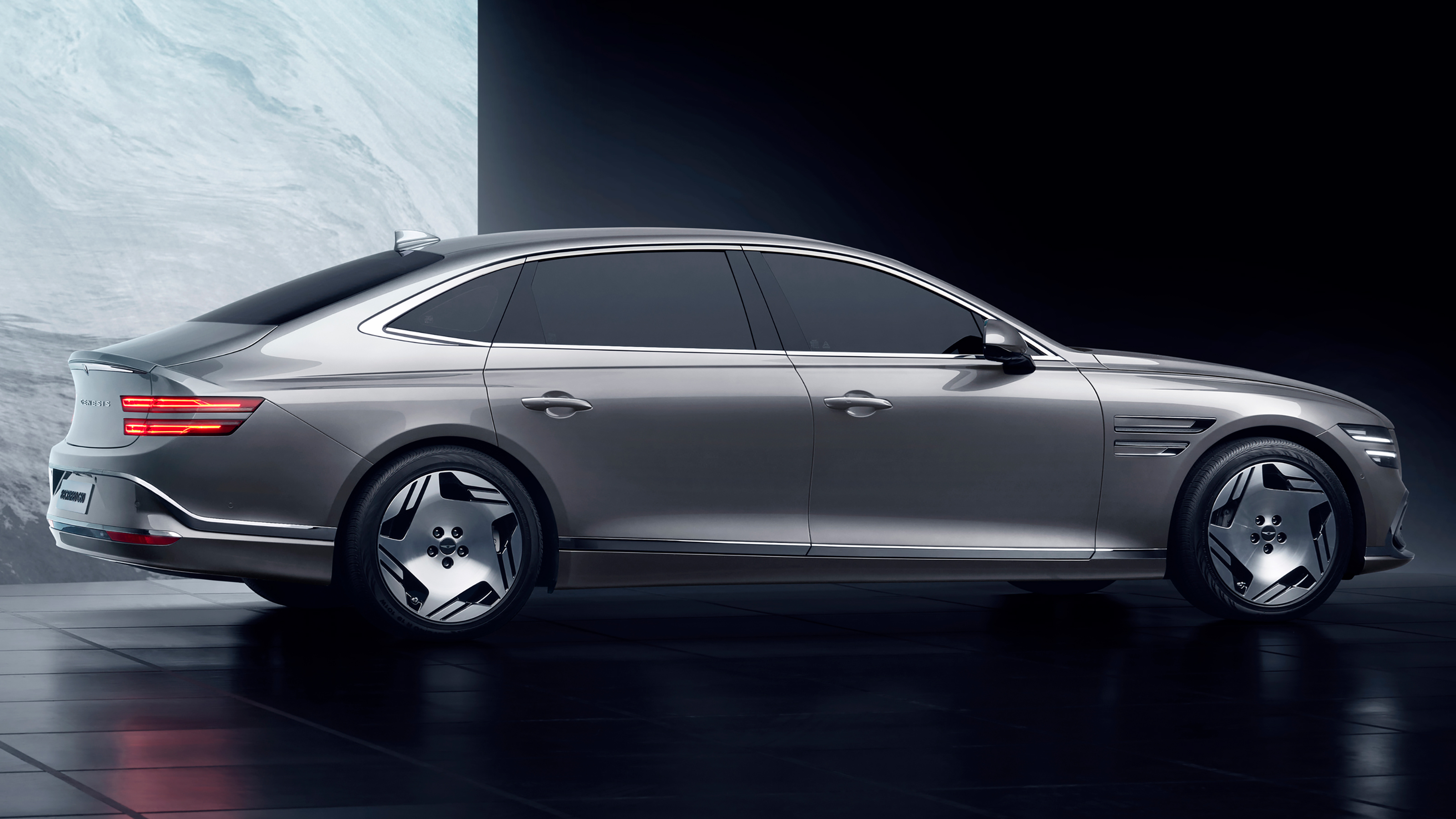 2025 Genesis Electrified G80 - rear angled side profile