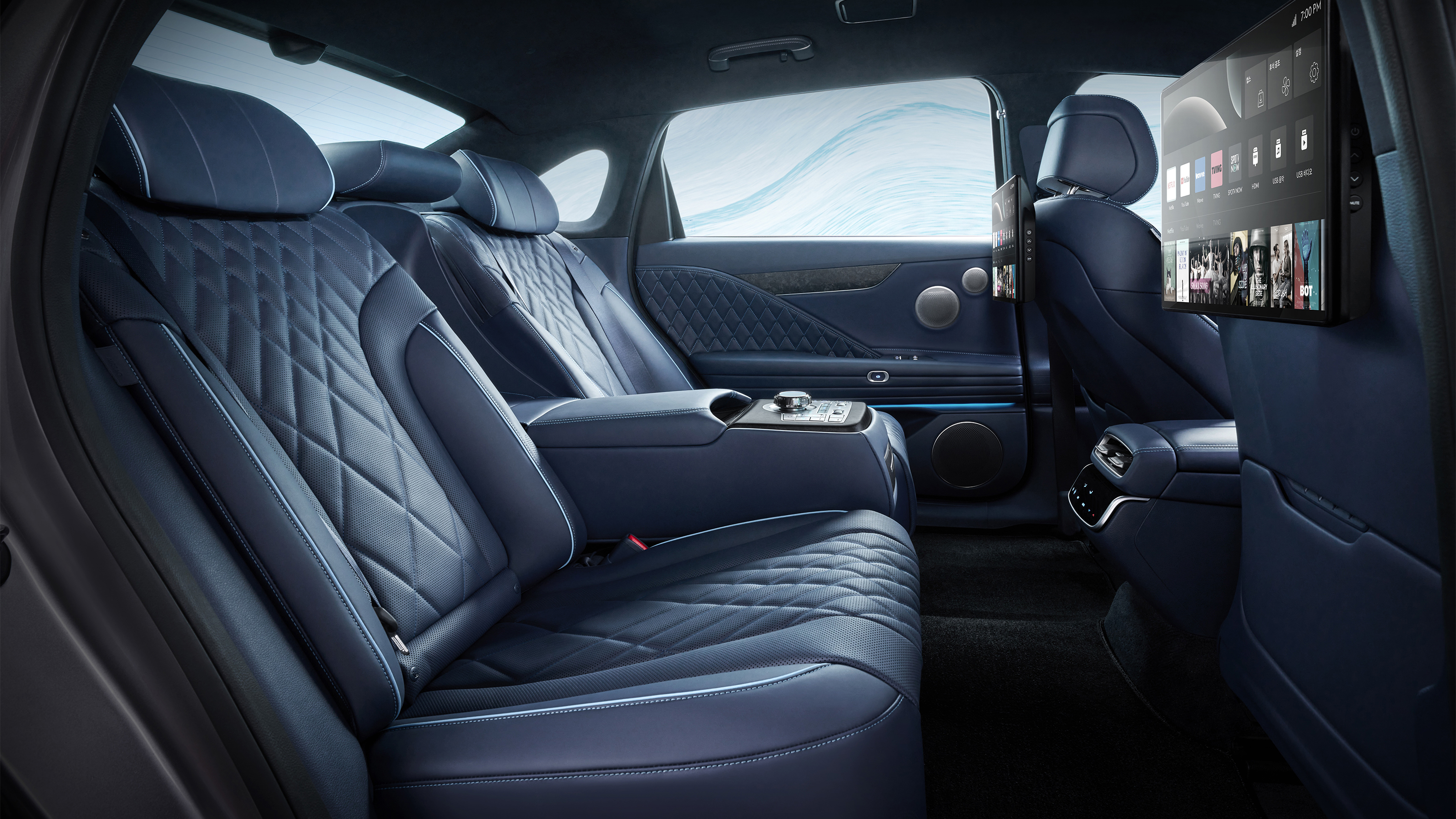 2025 Genesis Electrified G80 - rear seats
