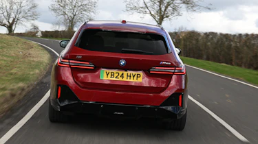 BMW i5 Touring M60 xDrive - rear cornering