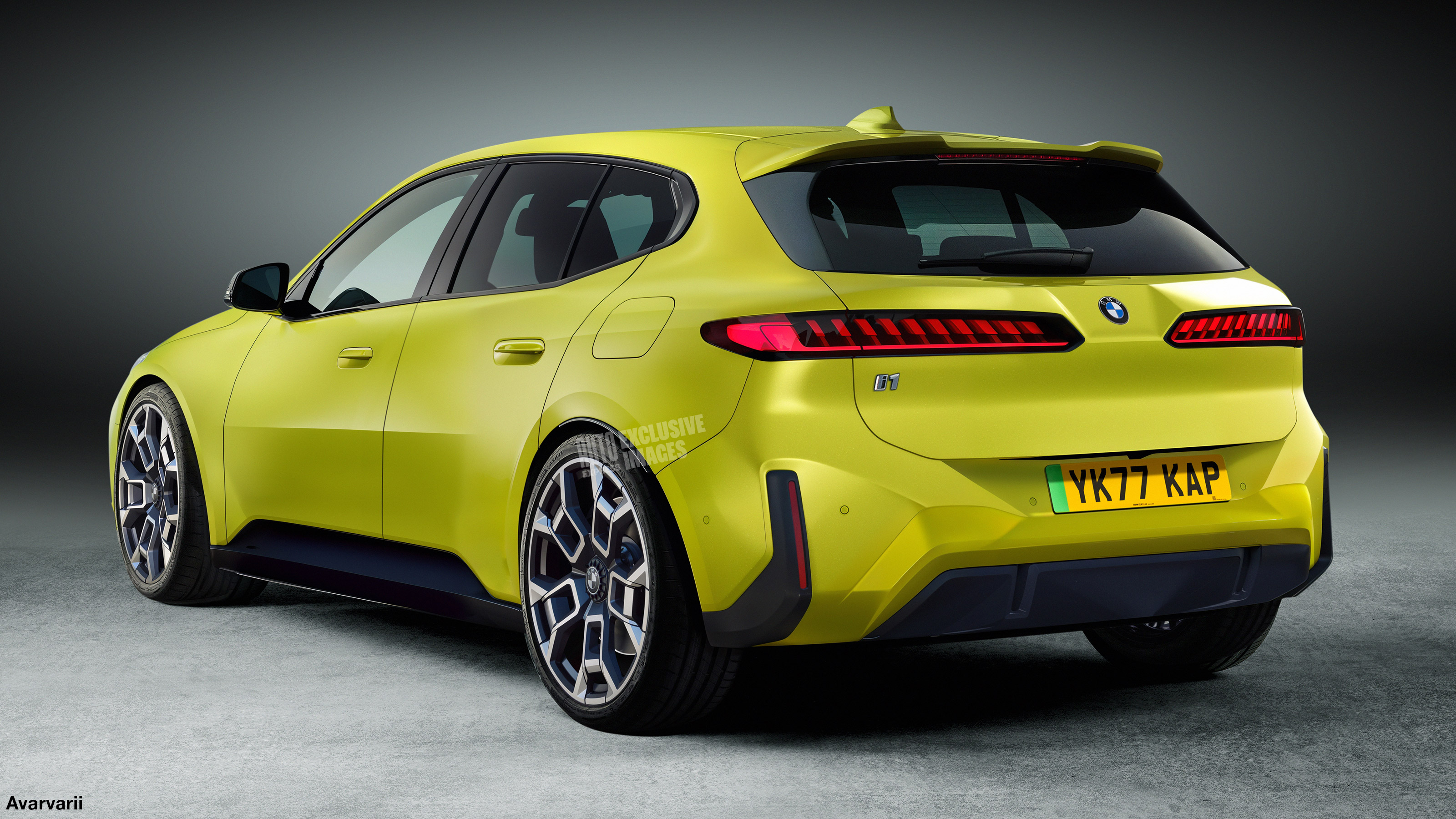 BMW 1 Series render - rear