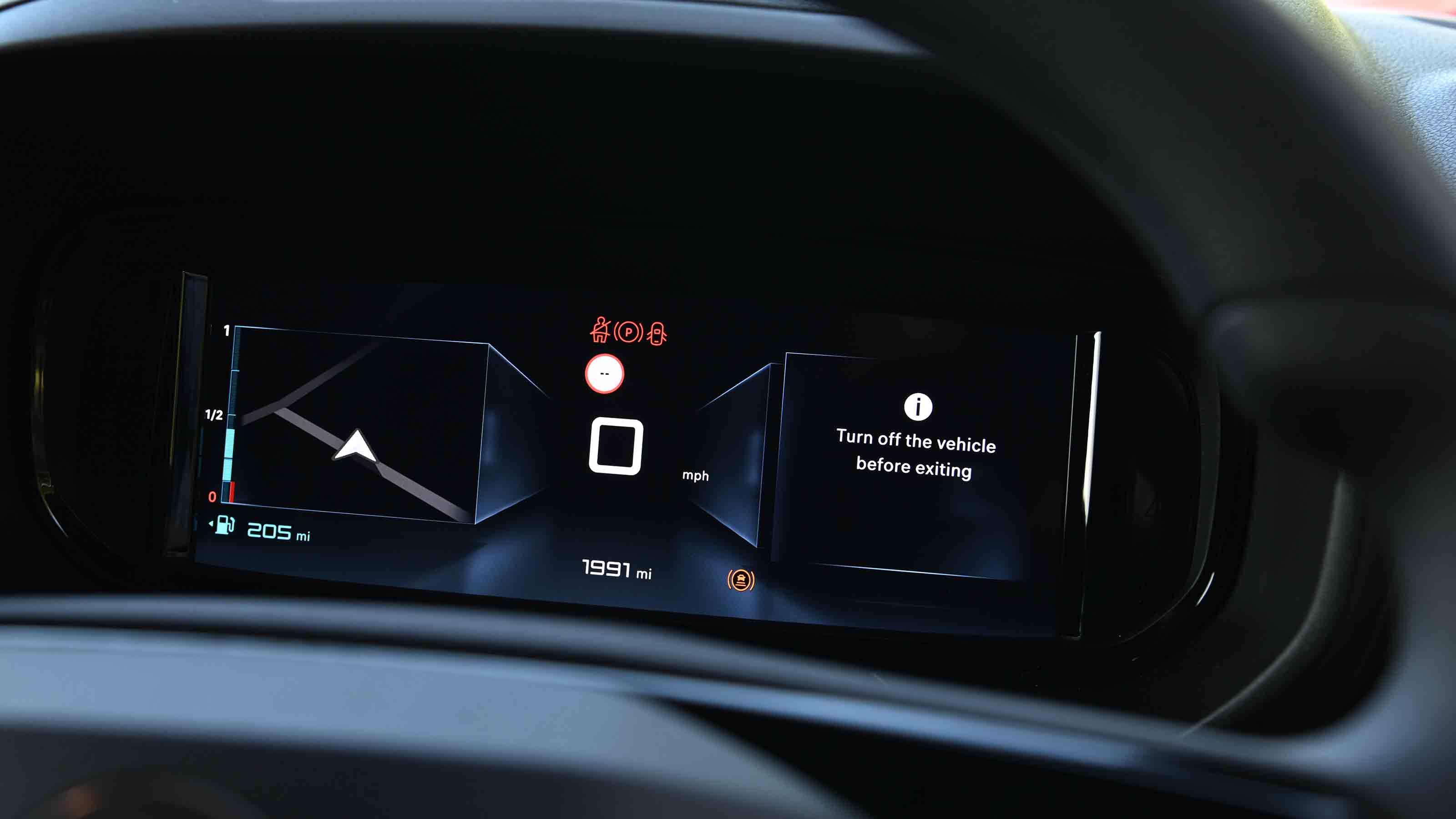 Citroen Berlingo Van - digital instrument cluster