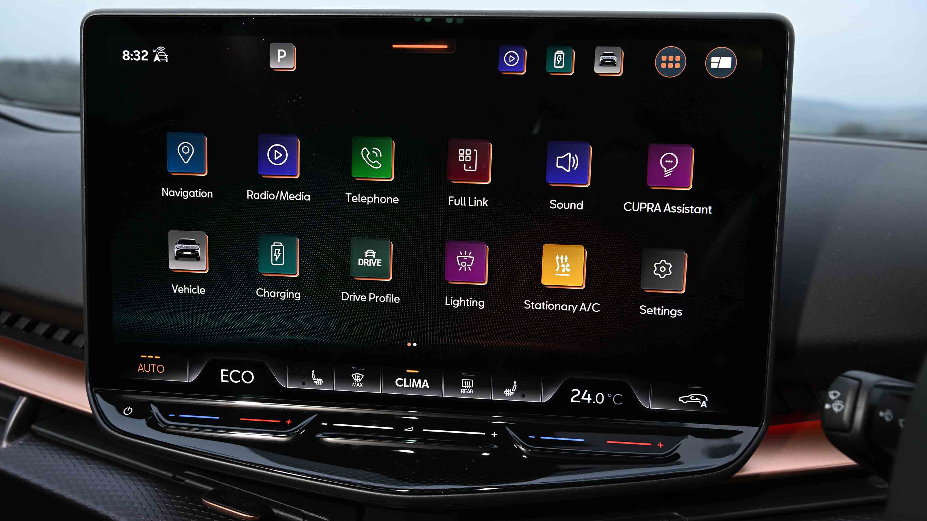 Cupra Tavascan – infotainment