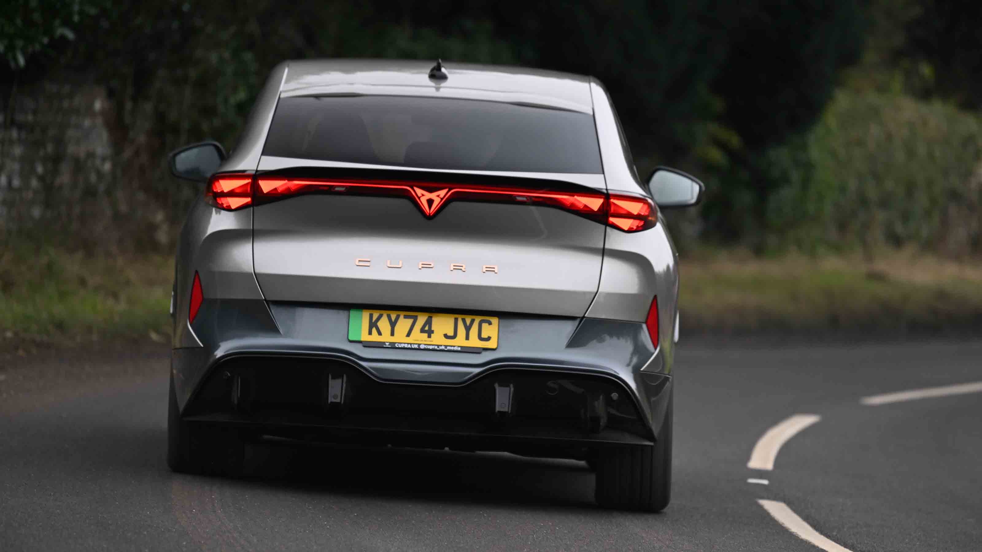 Cupra Tavascan – rear, full width