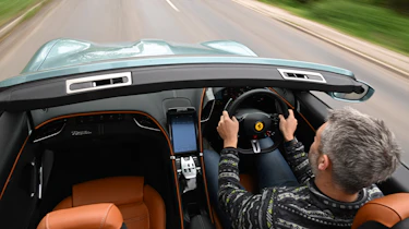 Richard Ingram in the Ferrari Roma Spider