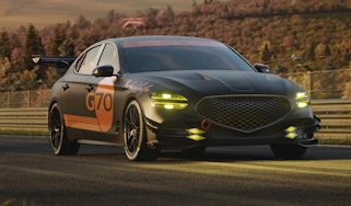 Genesis G70 Track Day Special Concept - front tracking