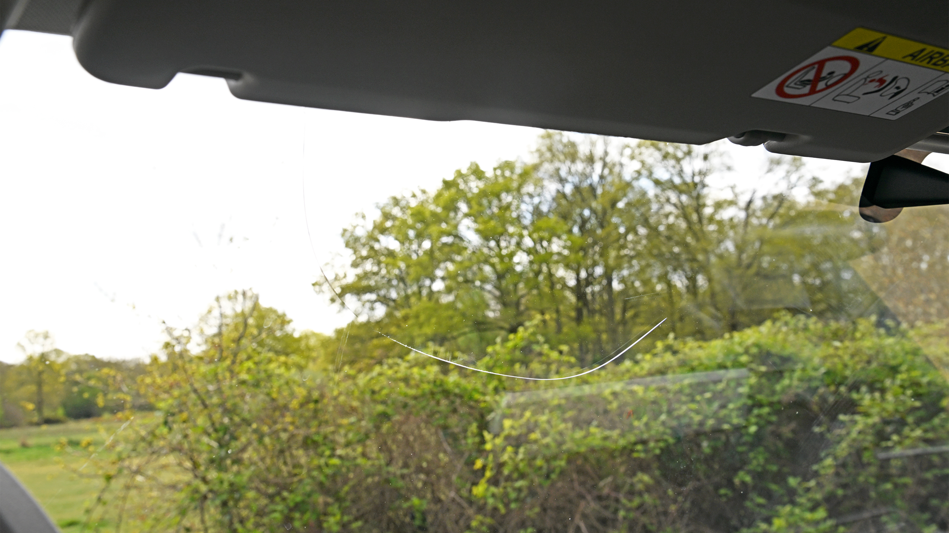 Ineos Grenadier Trialmaster long-termer - windscreen crack