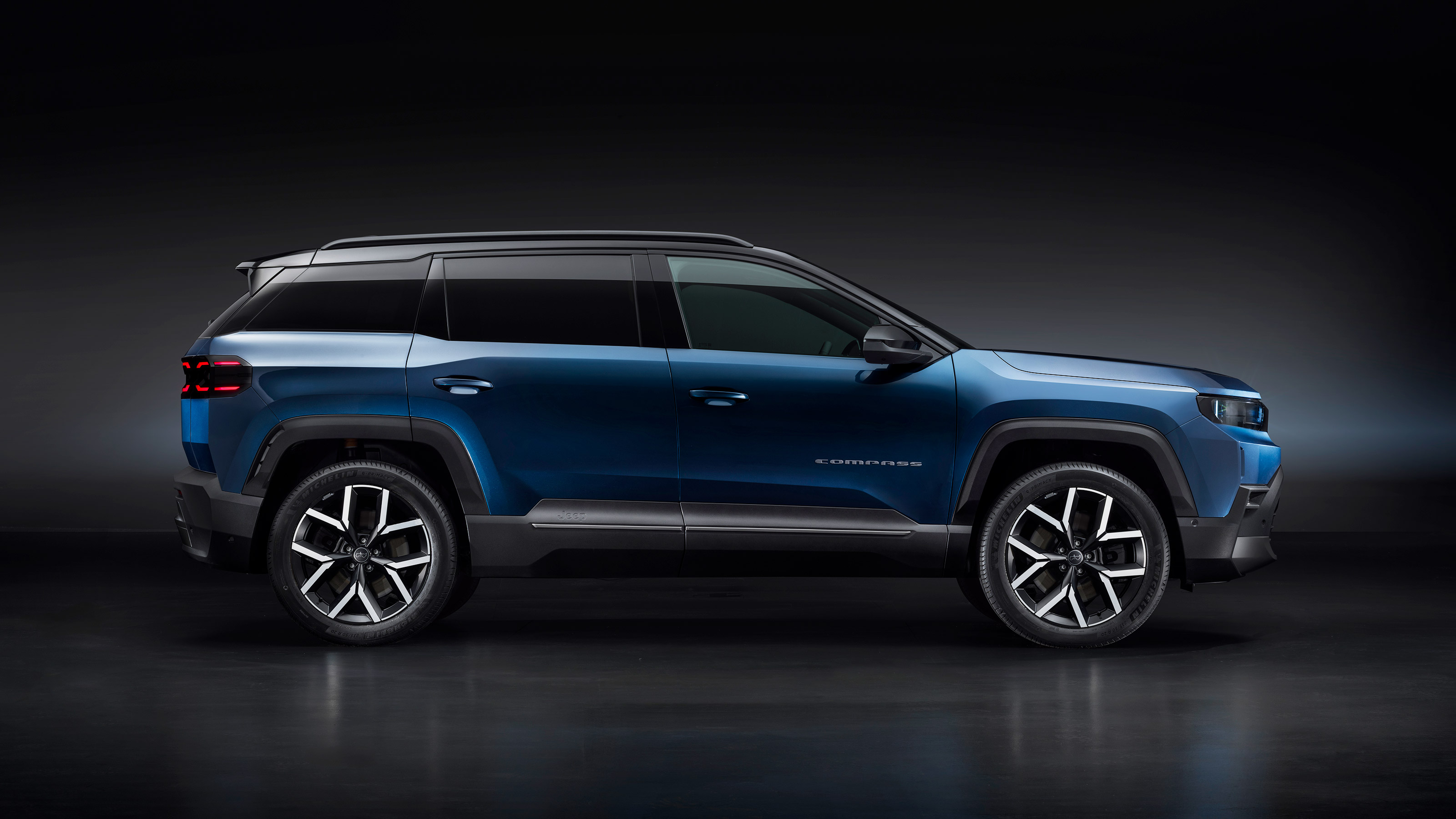 Jeep Compass - side blue