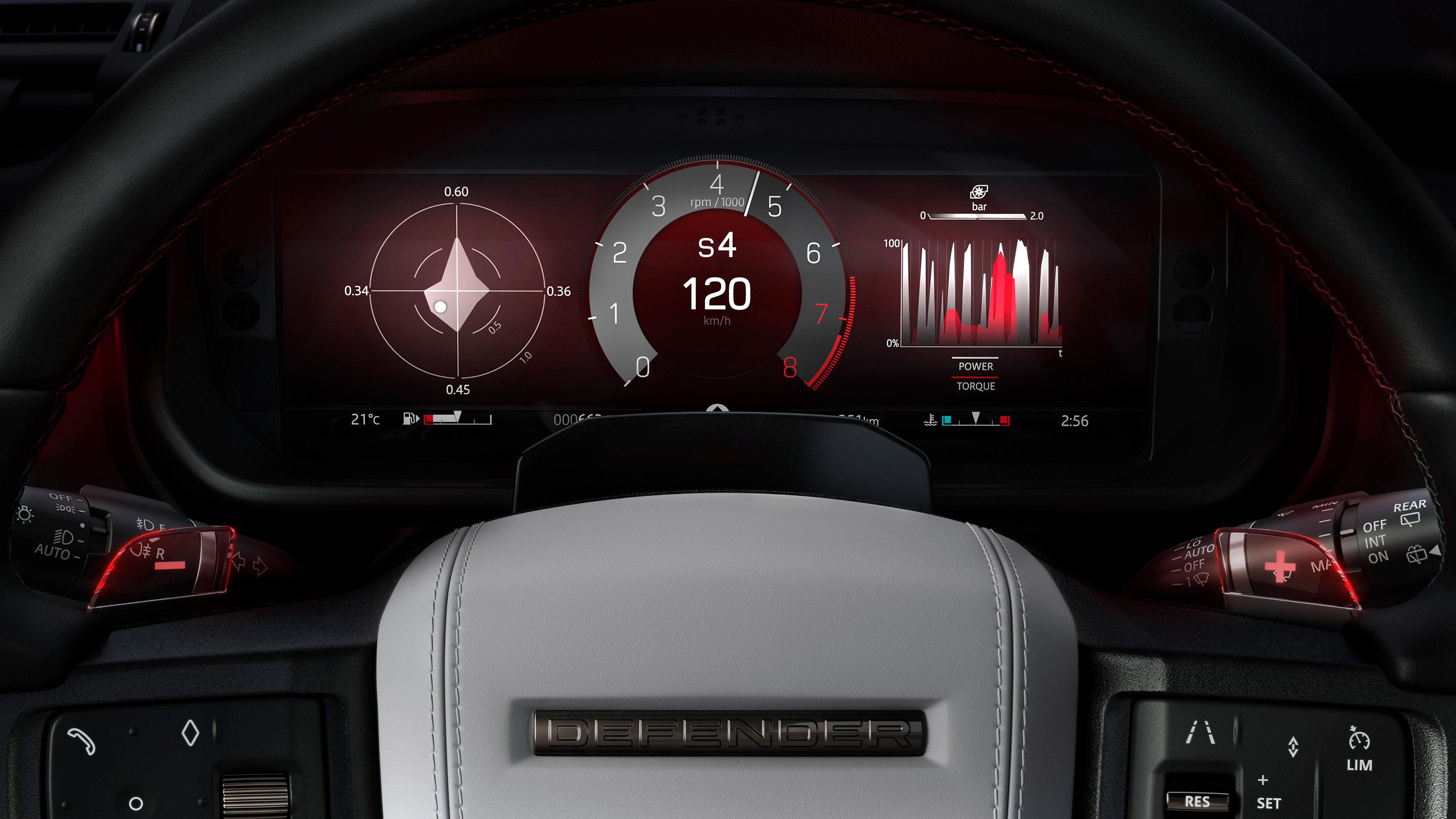 Land Rover Defender MY26 - dials