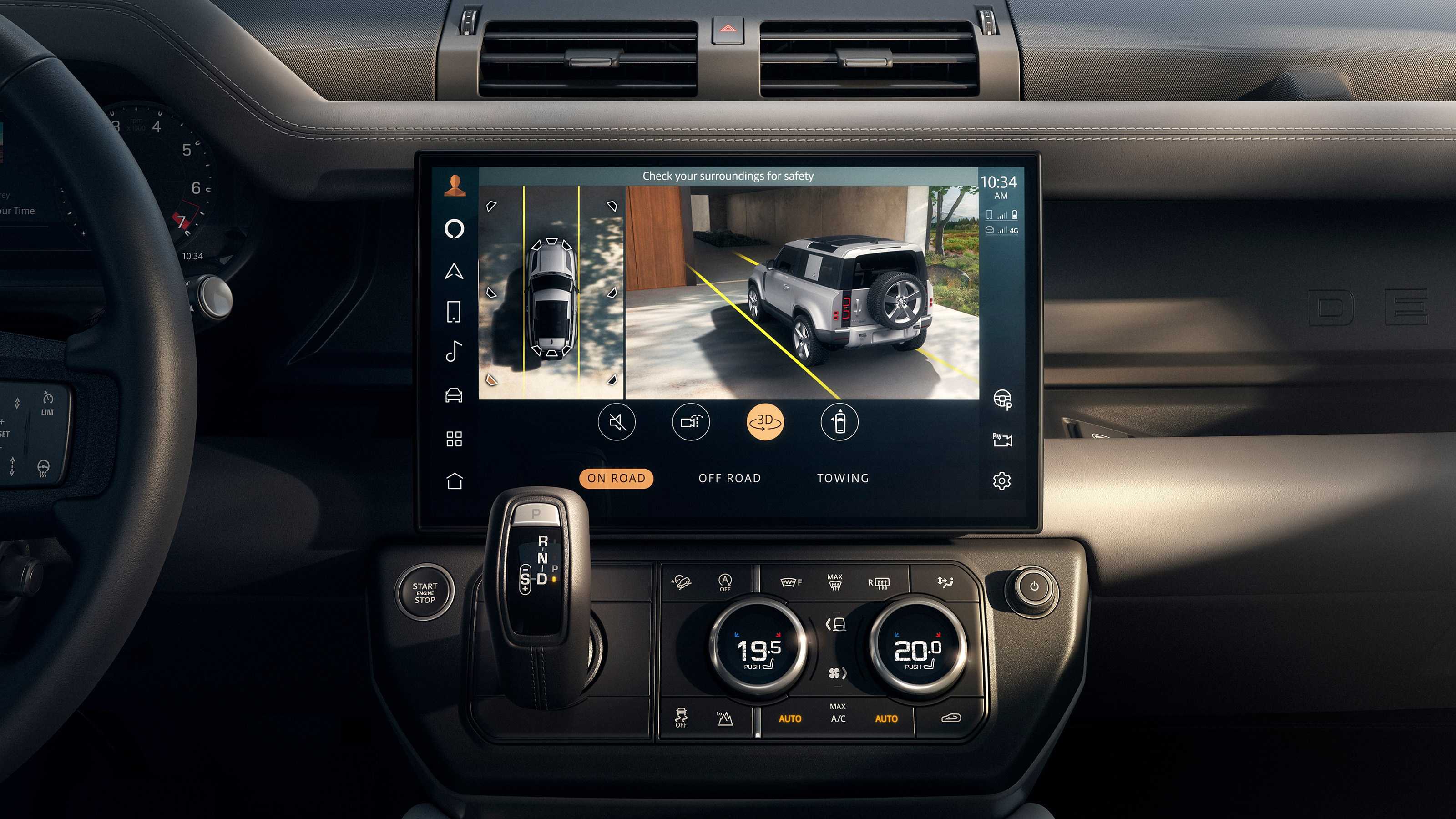 Land Rover Defender MY26 - sat-nav