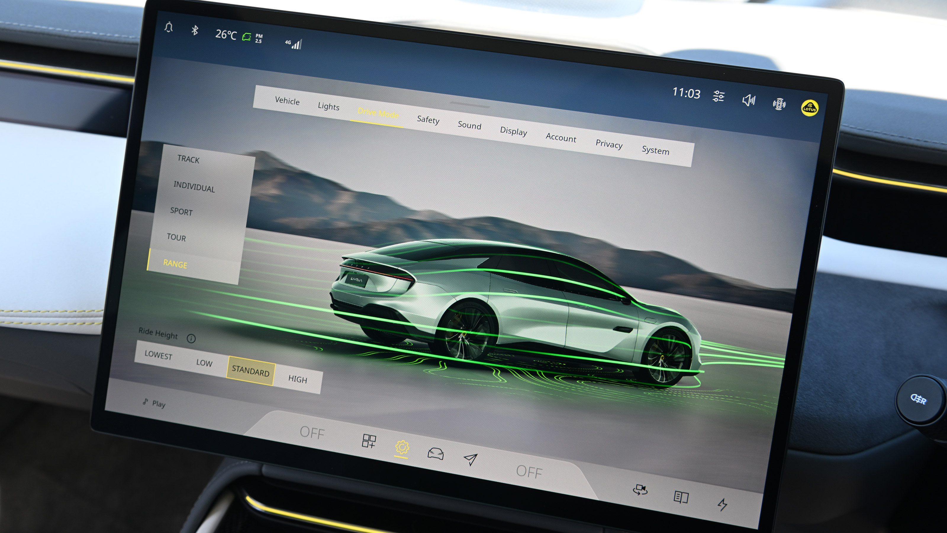 Lotus Emeya - screen