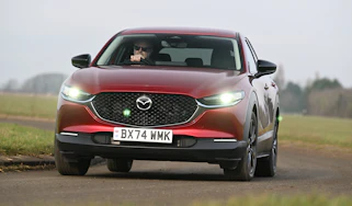 Mazda CX30 - front cornering