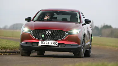 Mazda CX30 - front cornering