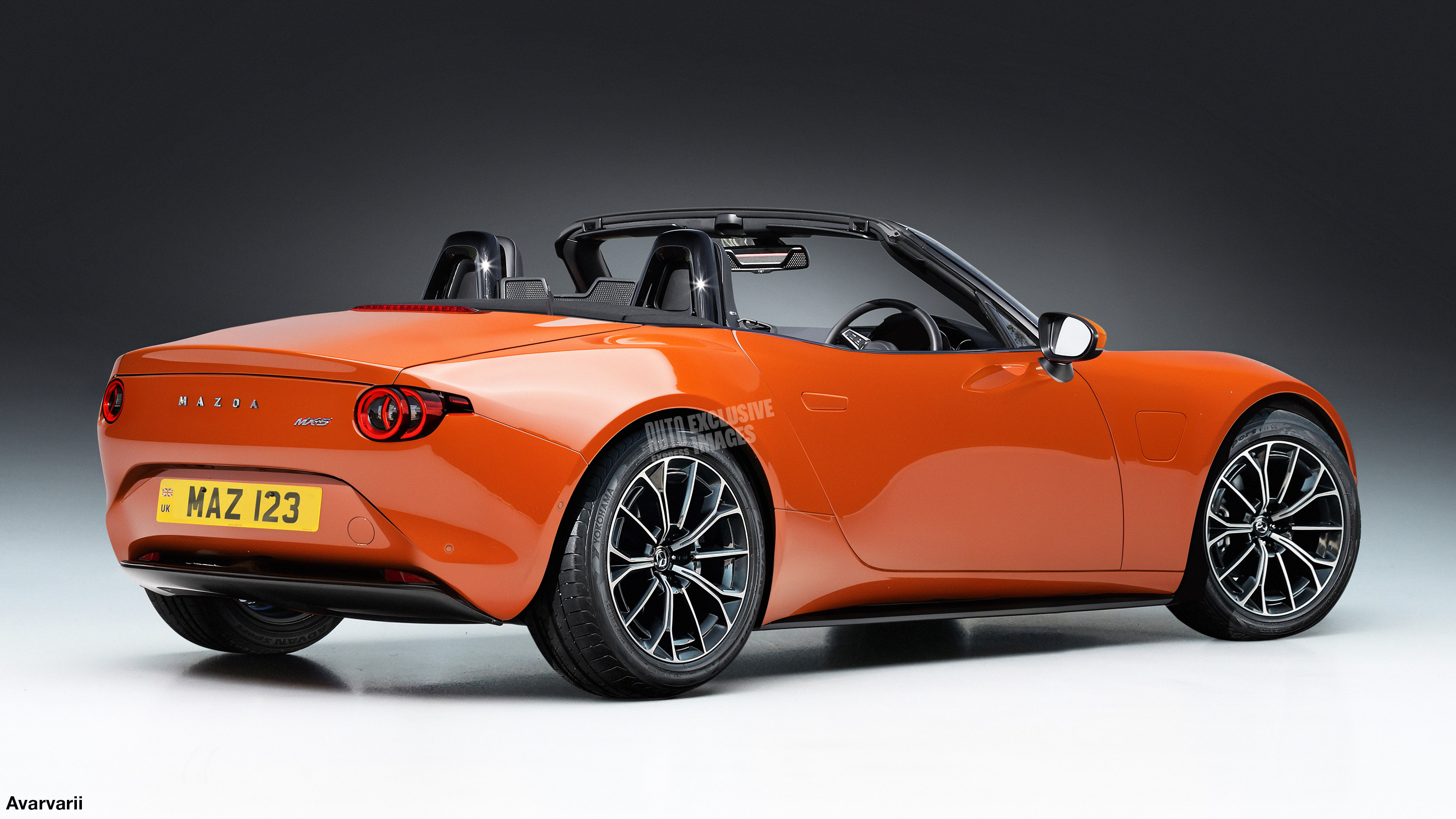 Mazda MX-5 EV exclusive image - rear