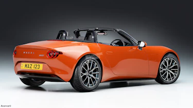 Mazda MX-5 EV exclusive image - rear