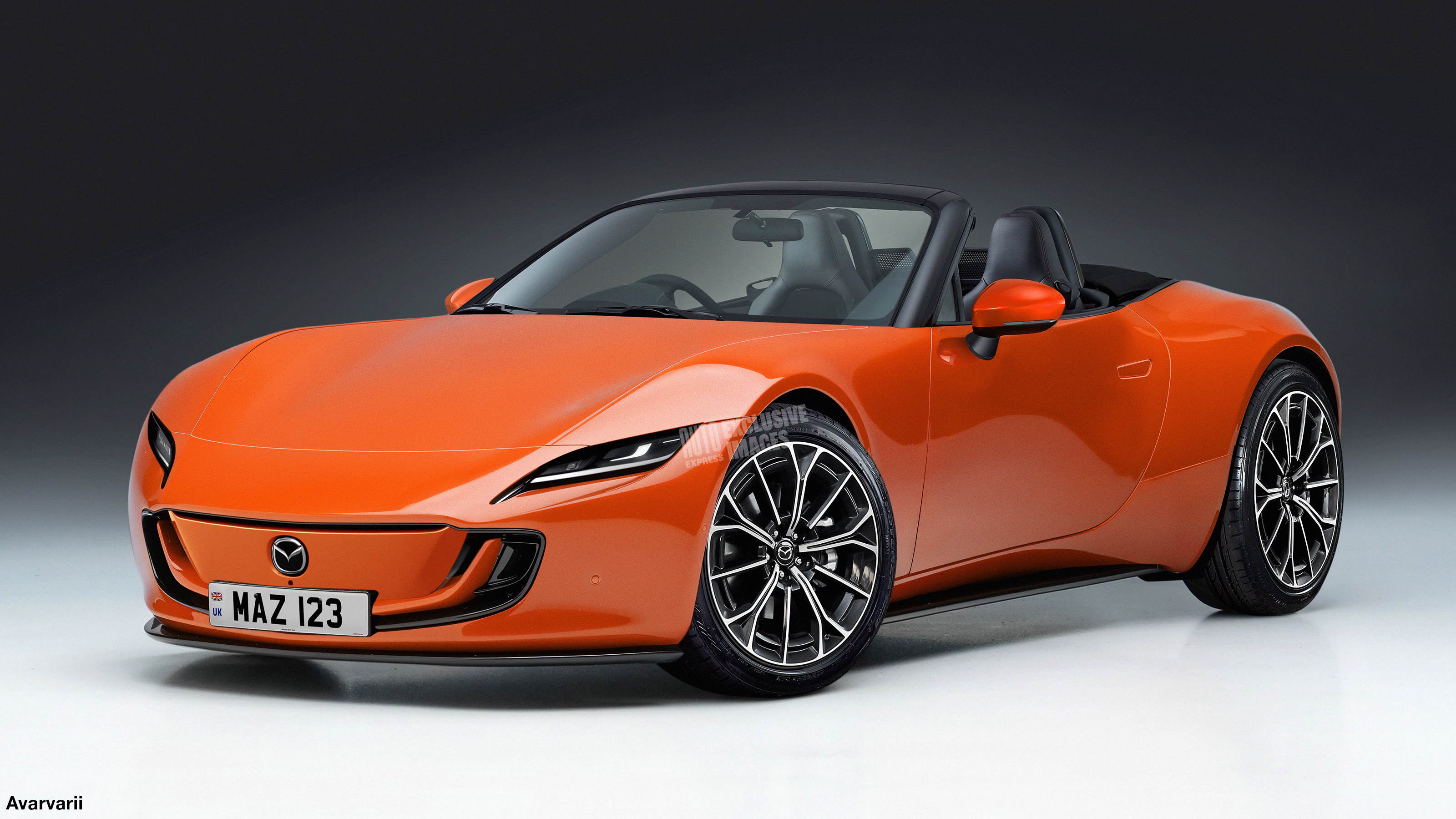 Mazda MX-5 EV exclusive image - front