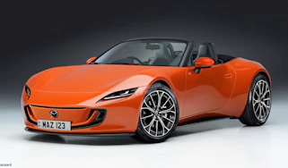 Mazda MX-5 EV exclusive image - front
