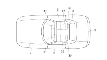 Mazda MX-5 patent drawing