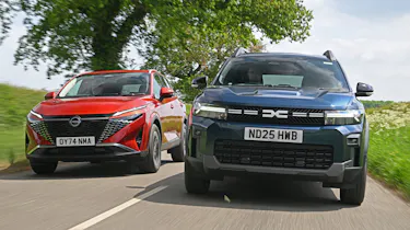 Nissan Qashqai and Dacia Bigster - front tracking