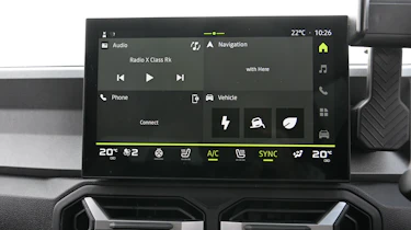Dacia Bigster - infotainment screen