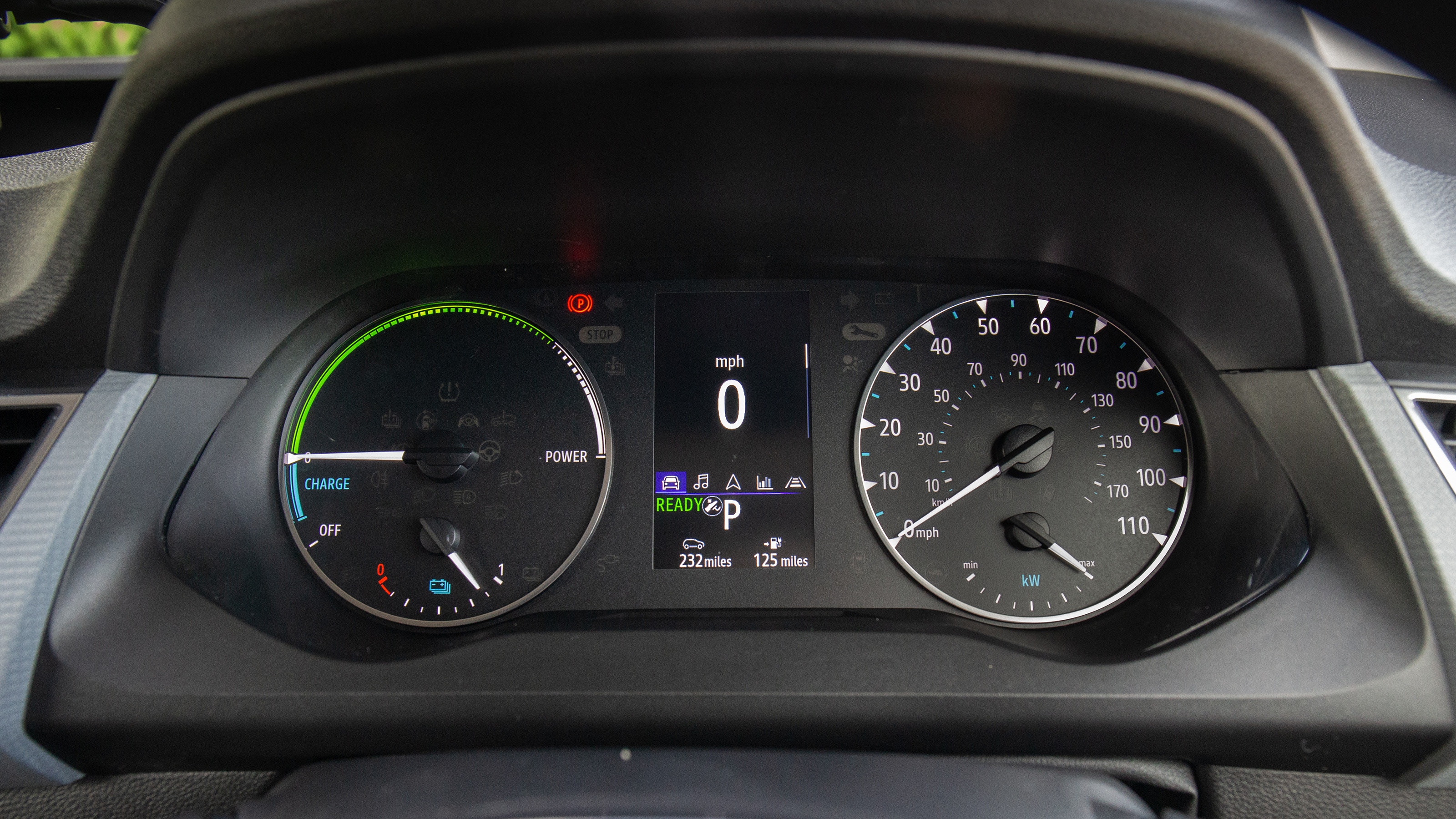 Nissan Townstar EV - dashboard dials