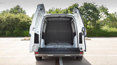 Nissan Townstar EV - rear static (doors open)