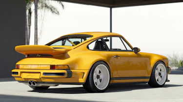 Porsche 911 Carrera Coupe Reimagined by Singer - yellow rear