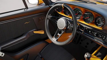 Porsche 911 Carrera Coupe Reimagined by Singer - steering wheel