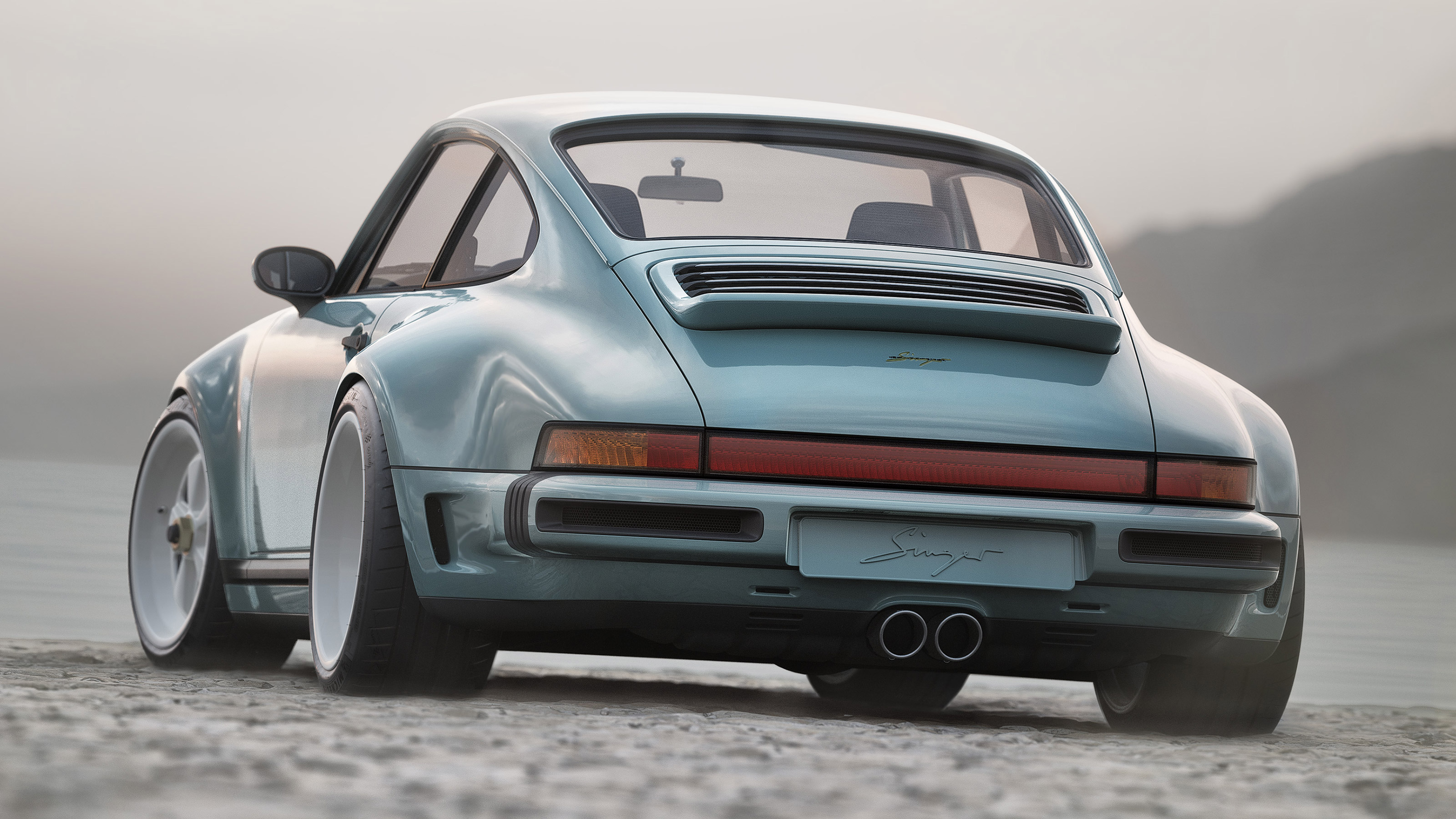 Porsche 911 Carrera Coupe Reimagined by Singer - rear static