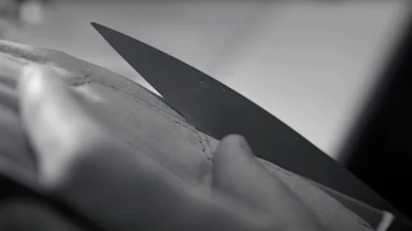 Porsche 963 teaser - cutting leather