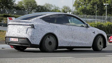 Tesla Model Y Performance - rear angled cornering