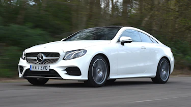 Used car hunter - Mercedes E-Class Coupe front tracking