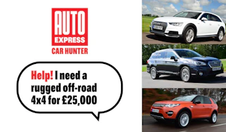 Used car hunter - Off-road and 4x4 cars for under £25,000