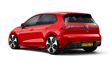 Electric VW Golf GTI - rear