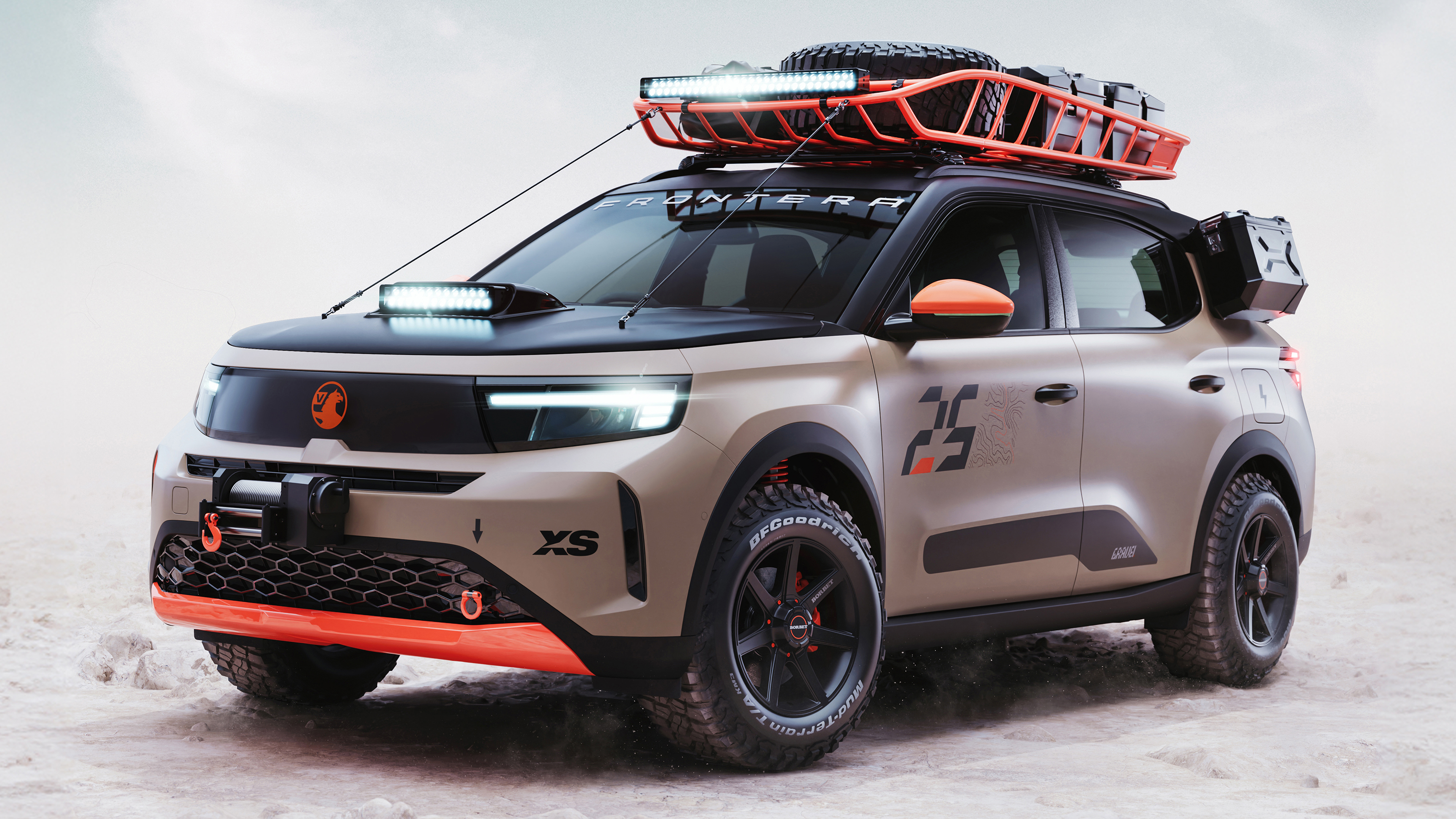 Vauxhall Frontera Gravel - front 3/4