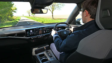 Tom Jervis driving the Vauxhall Grandland Electric GS