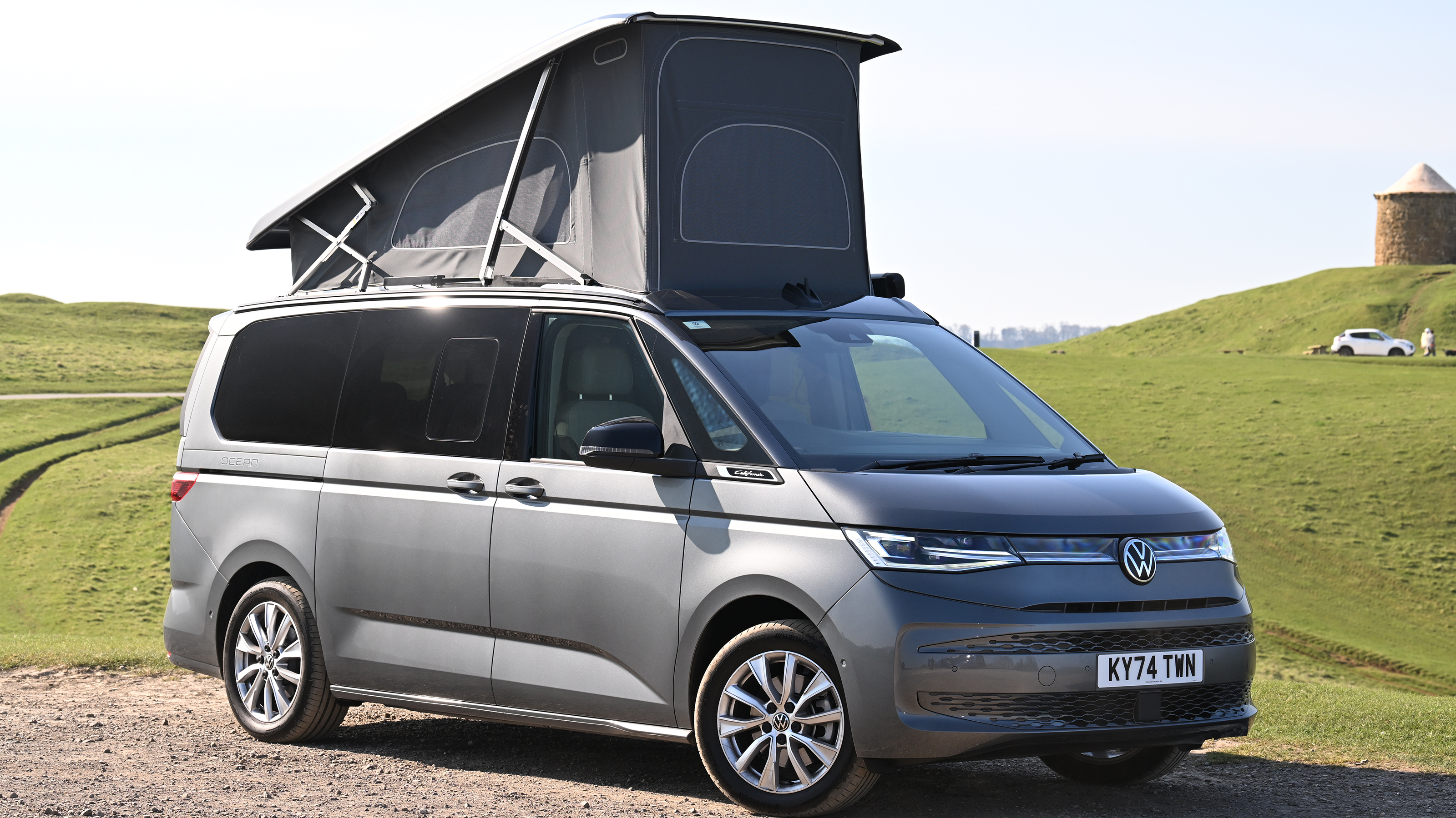Volkswagen California - front static with roof tent up