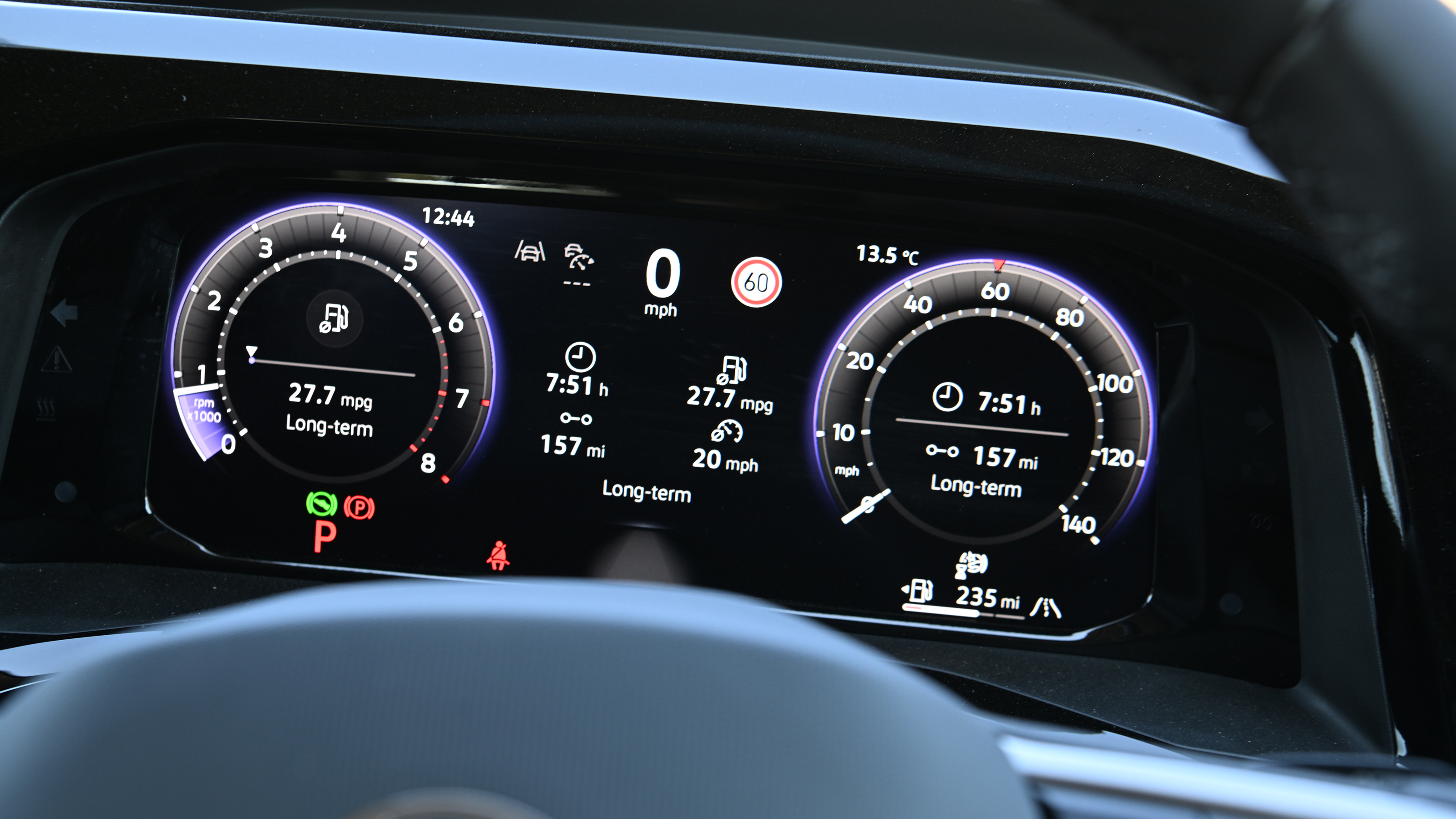Volkswagen California - digital drivers display