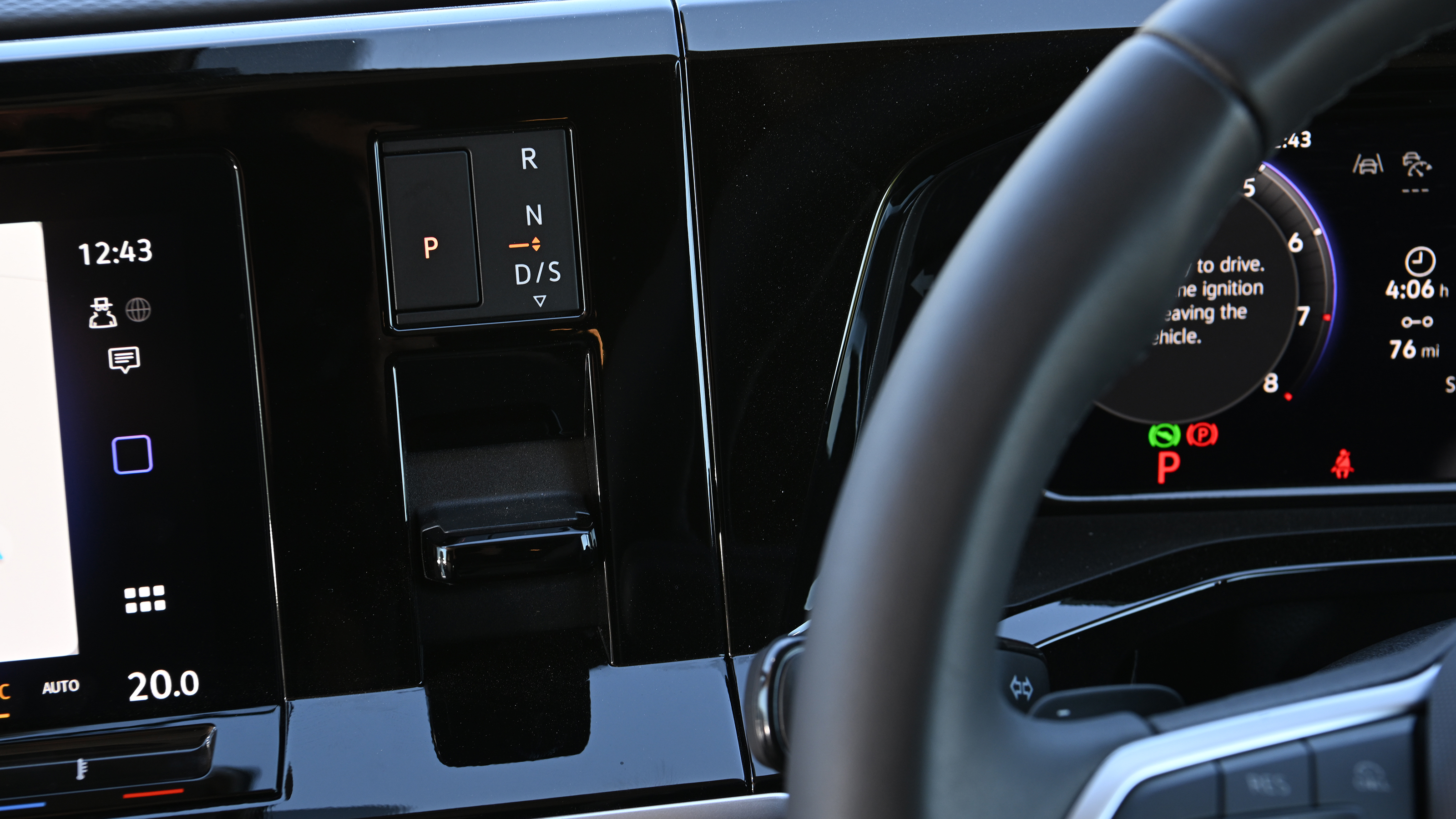 Volkswagen California - gear selector 