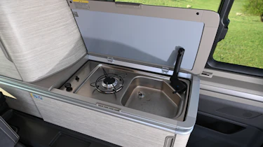 Volkswagen California - gas hob and sink