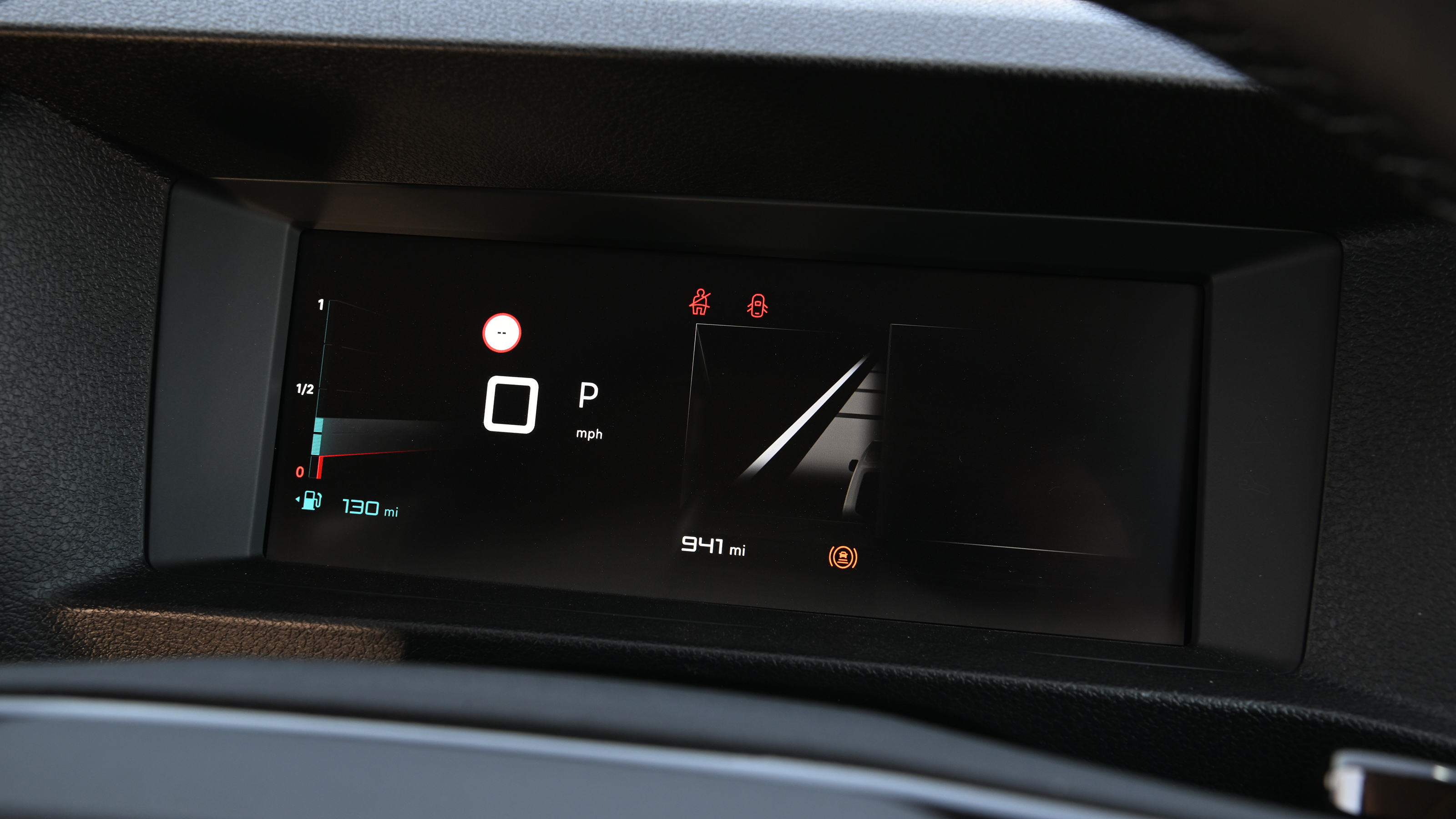 Citroen Holidays - digital drivers display 